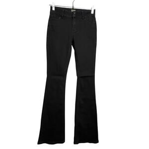 True Craft Womens Size 1 Black Bootcut Slim Jeans Stretch Denim